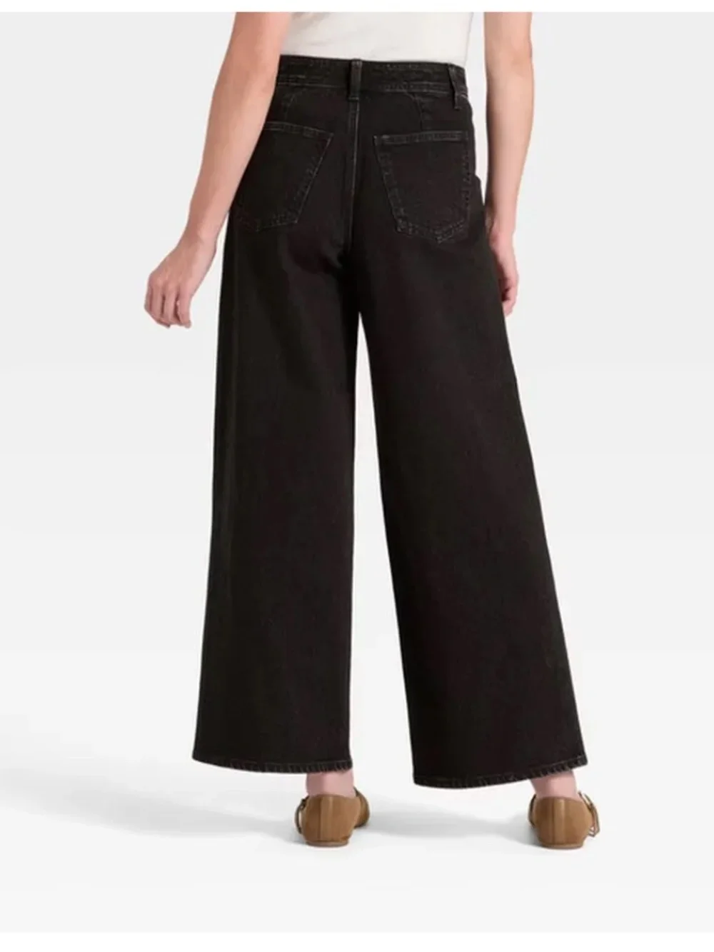 Universal Thread™ Women's High-Rise Wide Leg Jeans - Black Wash Size 16 NWT - Picture 2 of 9